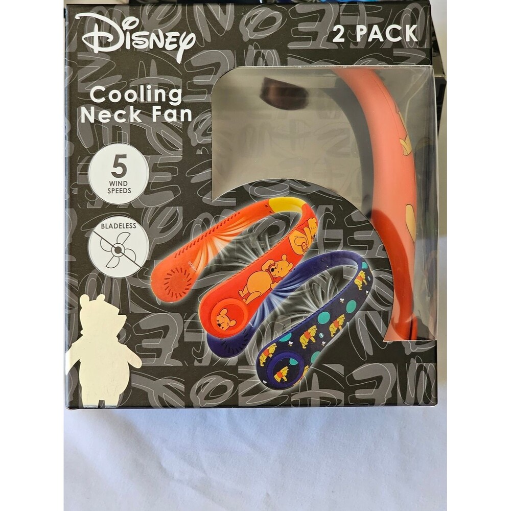 Disney Winnie The Pooh Neck Cooling Fans —  2-Pack